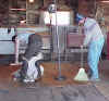Ralph shearing and Susan sweaping.jpg (80352 bytes)